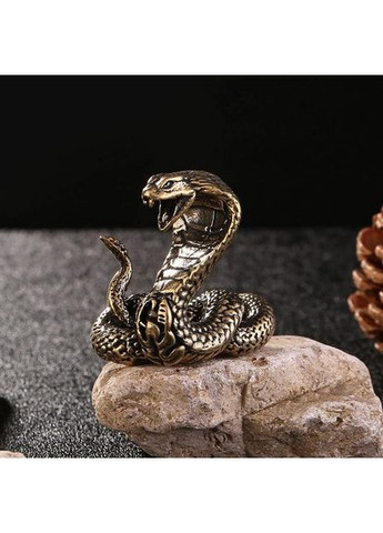 Миниатюрная античная медная статуэтка в виде змеи кобры статуэтка зодиакальная змея No Brand (292260513)