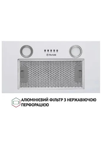 Витяжка вбудована BI 5652 WH 1000 LED PERFELLI (339085594)