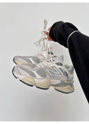 КРОСІВКИ ЖІНОЧІ NEW BALANCE 9060 LIGHT GREY / BEIGE НЬЮ БЕЛАНС 9060 No Brand сірі демісезони (367167592)
