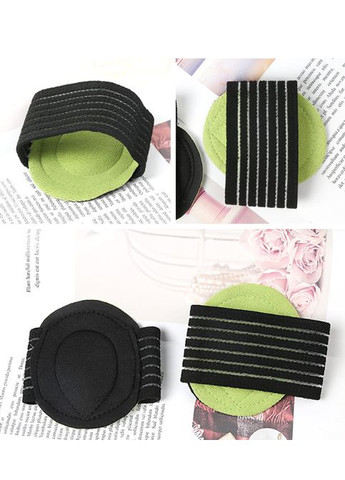 Ортопедические стельки супинаторы для поддержки продольного свода стопы или при плоскостопии черные No Brand (314872831)