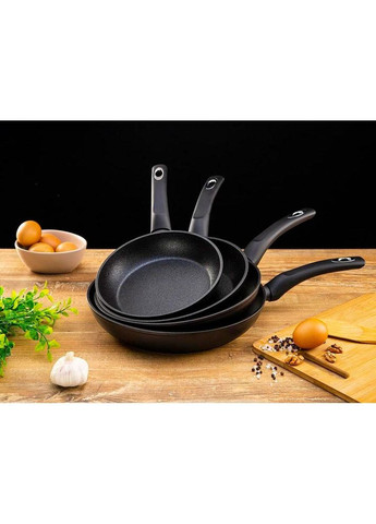 Сковорідка Pratico кований алюміній Aureti Сковородка 28 см Pratico черный кованый алюминий (305136875)