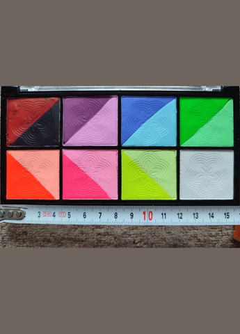 Аквагрим неоновий 15 кольорів АС - 8008 Papa Kiss (302241652)