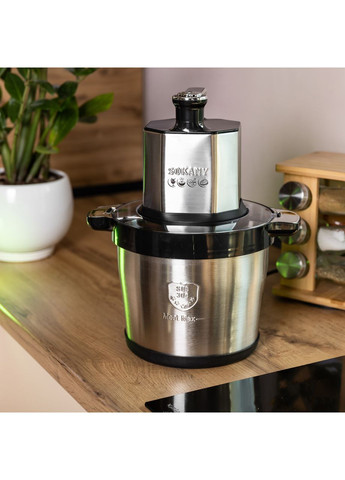 Чопер измельчитель с чашей 3,5 литра мясорезка 4 лезвия нержавеющая сталь мясорубка SK-7028 (A-033531) Sokany (358933805)