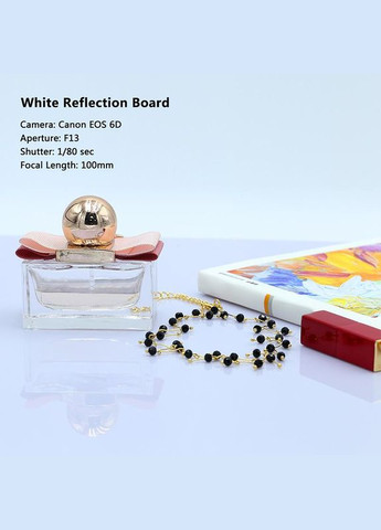 Фон акриловий для предметної зйомки 30 см, білий Puluz (316466512)