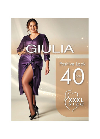 Классические колготки больших размеров POSITIVE LOOK 40 den (cappuccino-7MAXI) Giulia (285165373)