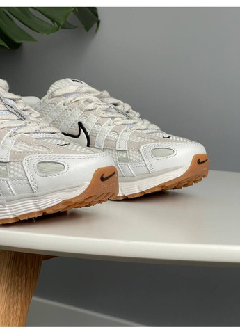 Кроссовки женские и мужские Nike P-6000 White Black | Найк П-6000 белые No Brand белые демисезоны (354700430)