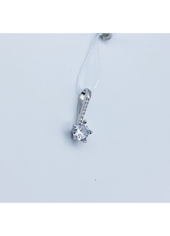 Кулон срібний з кубічним цирконієм 0,8 г No Brand (369736930)