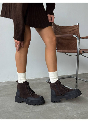 Зимние зимние ботинки Helen из натуральной замши