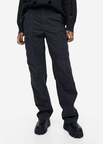 Брюки карго из хлопка H&M (338948697)