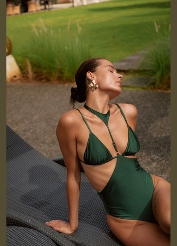 Вишневий літній купальник роздільний Nea Gaia SELENE