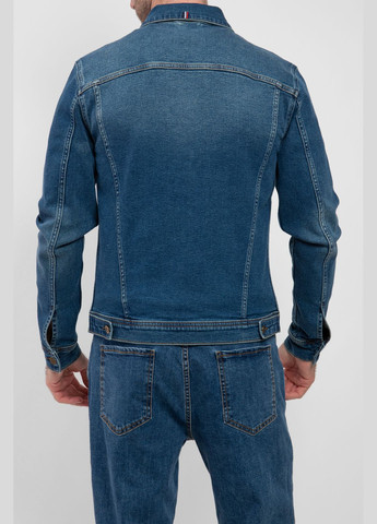 Синяя демисезонная синяя джинсовая куртка Les Deux