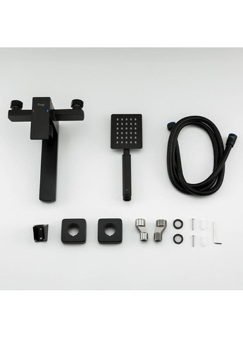 Смеситель для ванны F32802-6, черный Frap (373267090)