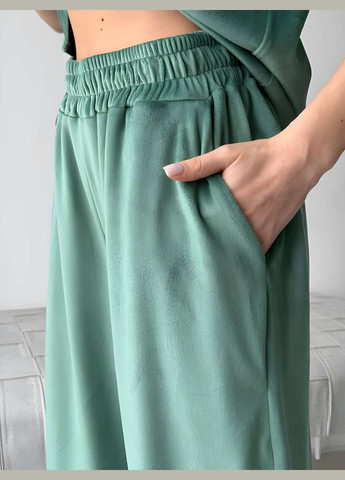 Велюровый костюм двойка штаны + футболка на весну, женский спортивный костюм из велюра,... No Brand (329890428)