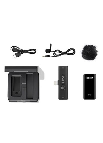 Беспроводной микрофон для айфона цифровой 100м кейсзарядка BY-XM6-K3 Boya (316092809)