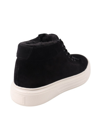 Черные ботинки мужские черные натуральная замша Vadrus