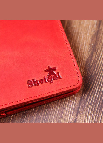 Гаманець жіночий Шкіряний з монетницею 16602 Червоний Shvigel (306881901)
