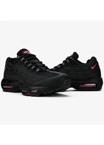 Чорні кросівки чоловічі nike air max 95 og «racing pack» | найк еір макс 95 чорні демісезон No Brand