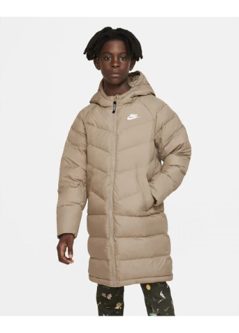 Коричнева зимня куртка k nsw synfl hd prka brown dx1268-247 Nike