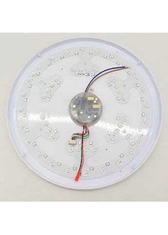 Потолочный RGB светильник люстра с регулировкой яркости изменением цветовых режимов Bluetooth колонкой пультом 60W (480679-Prob) Unbranded (340339399)