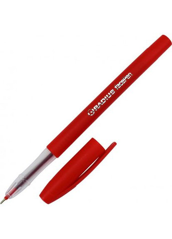 Ручка шариковая 7890RD Face pen 0,7мм красная Radius (292708364)