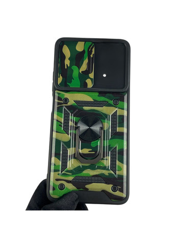 Чохол для POCO X4 Pro 5G броньований камуфляжний військовий на сяомі поко х4 про 5г зелений Xiaomi (366387790)