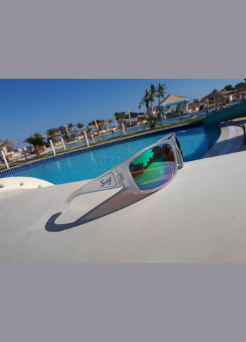 Окуляри захисні Chill'n (GTech™ green), дзеркальні синьо-зелені Swag (274376407)