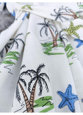 Белое платье zw collection с принтом Zara