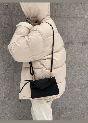 Женская классическая сумка 8658 кросс-боди через плечо черная No Brand (290038981)