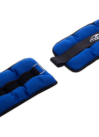 Обтяжувачі-манжети для рук та ніг Pro (2 x 2кг) (нейлон, пісок, синій-сірий) (FI-3123-4) Maraton (361439114)