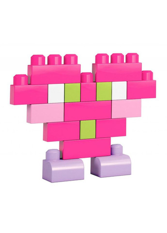 Конструктор (DCH62) Mega Bloks рожевий у мішку 80 деталей (366490938)