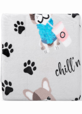 Плед, 160х200 см, Бульдоги (ART0112PB) Ardesto Flannel (322426715)