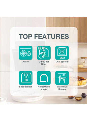 Духова шафа електрична компактна, 50л, A+, дисплей, Wi-Fi, ф-ція мікрохвиль, чорний Gorenje (363832932)