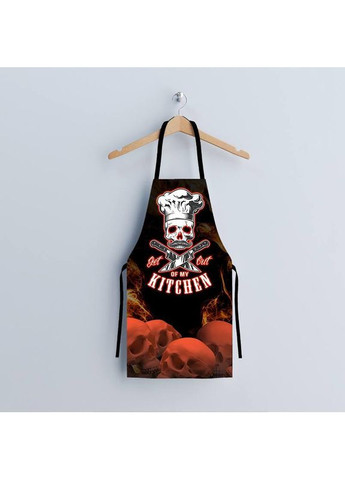 Фартук с дизайном Get Out Прикольный фартук с принтом размер 80×60 Україна ТД (369657713)