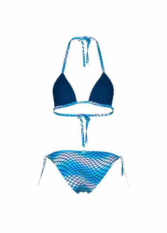Комбинированный демисезонный купальник water print string bikini tria (007075-801) Arena