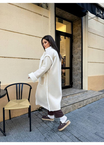 Дубленка из замши и искусственной норки ❄️❄️❄️ Україна (367959764)