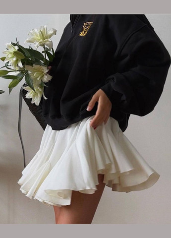 Белая однотонная юбка Elanzh