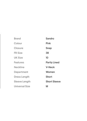 Малиновое вечернее, кэжуал, повседневный, пляжное, домашнее, деловое, коктейльное, праздничный стильное платье на запах от sandro футляр, на запах, силуэтная Sandro Paris