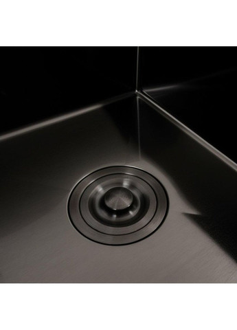 Кухонна мийка CM 58*48 L чорна PVD Handmade (круглий сифон 3,0/0,8) Valeso (365877827)
