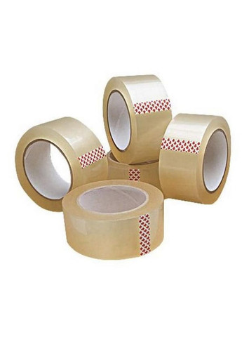 Скотч прозрачный 48 мм, 66 м, 36 мкм, упаковка (36 шт) No Brand (316091531)