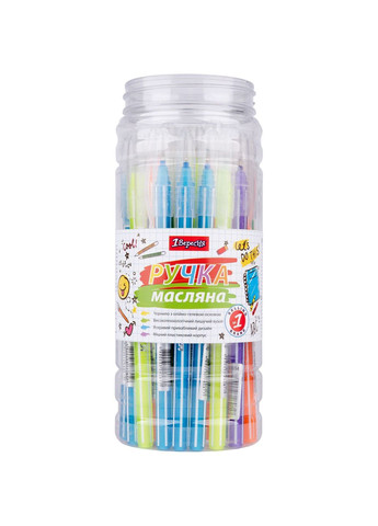 Ручка шариковая Smartline синие чернила упаковка 30 шт. () 1 Вересня 411034 (366666945)