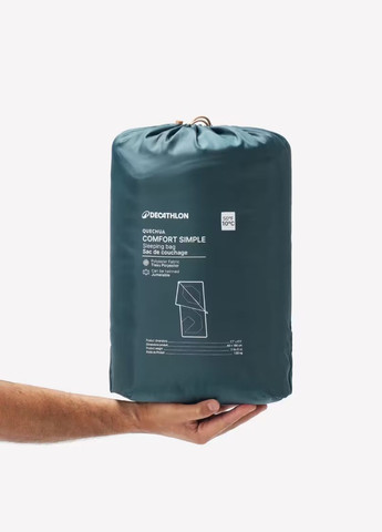 Спальний Мішок для Кемпінгу Comfort 10° (190 x 80 см) Quechua (335052887)