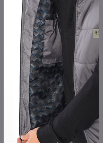 Жилетка чоловіча демісезонна сірого кольору Let's Shop (305296691)