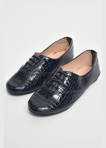 Темно-синие туфли для девочки темно-синего цвета Let's Shop