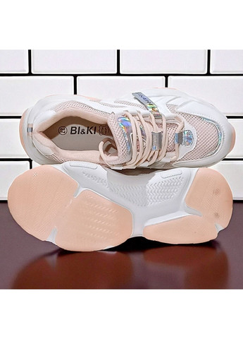 Білі осінні демісезонні ортопедичні кросівки для дівчинки підлітка Biki