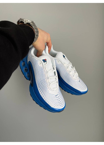 Кросівки жіночі і чоловічі Nike Air Max DN white blue | Найк Аір Макс ДН білі сині No Brand сині демісезони (361019676)