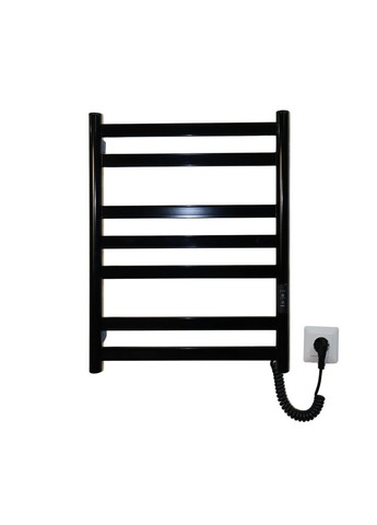 Рушникосушарка електрична з контроллером Чорний глянець 590*490 Carino MIA (367604581)