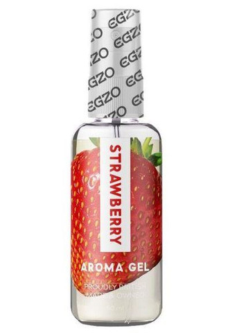 Їстівний гель-лубрикант Aroma Gel Strawberry зі смаком полуниці, 50 мл Egzo (303886879)