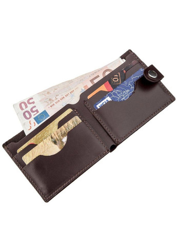 Портмоне горизонтальное мужское 16214 Коричневый Shvigel (329146346)