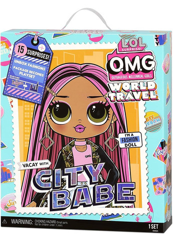 LOL Surprise OMG World Travel City Babe Міська Дівчинка 576587 MGA Entertainment (304055625)