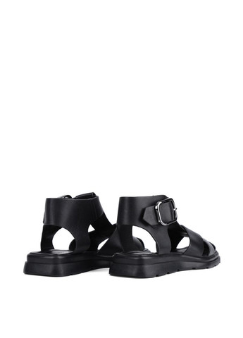 Черные женские сандалии 3625 черная кожа. Attizzare